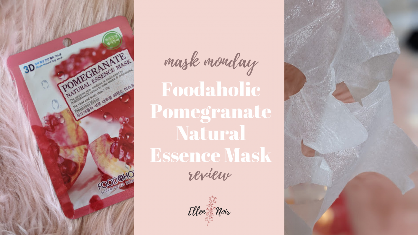 Mask Monday: Foodaholic Pomegranate Natural Essence Mask