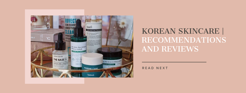 Korean skincare reviews and recommendations