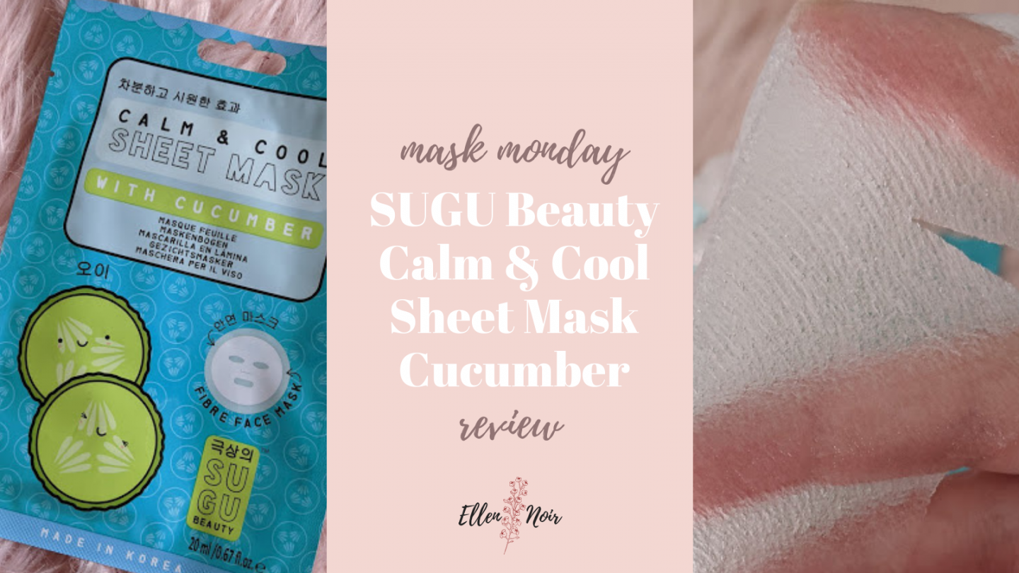 SUGU Beauty Calm & Cool Sheet Mask With Cucumber