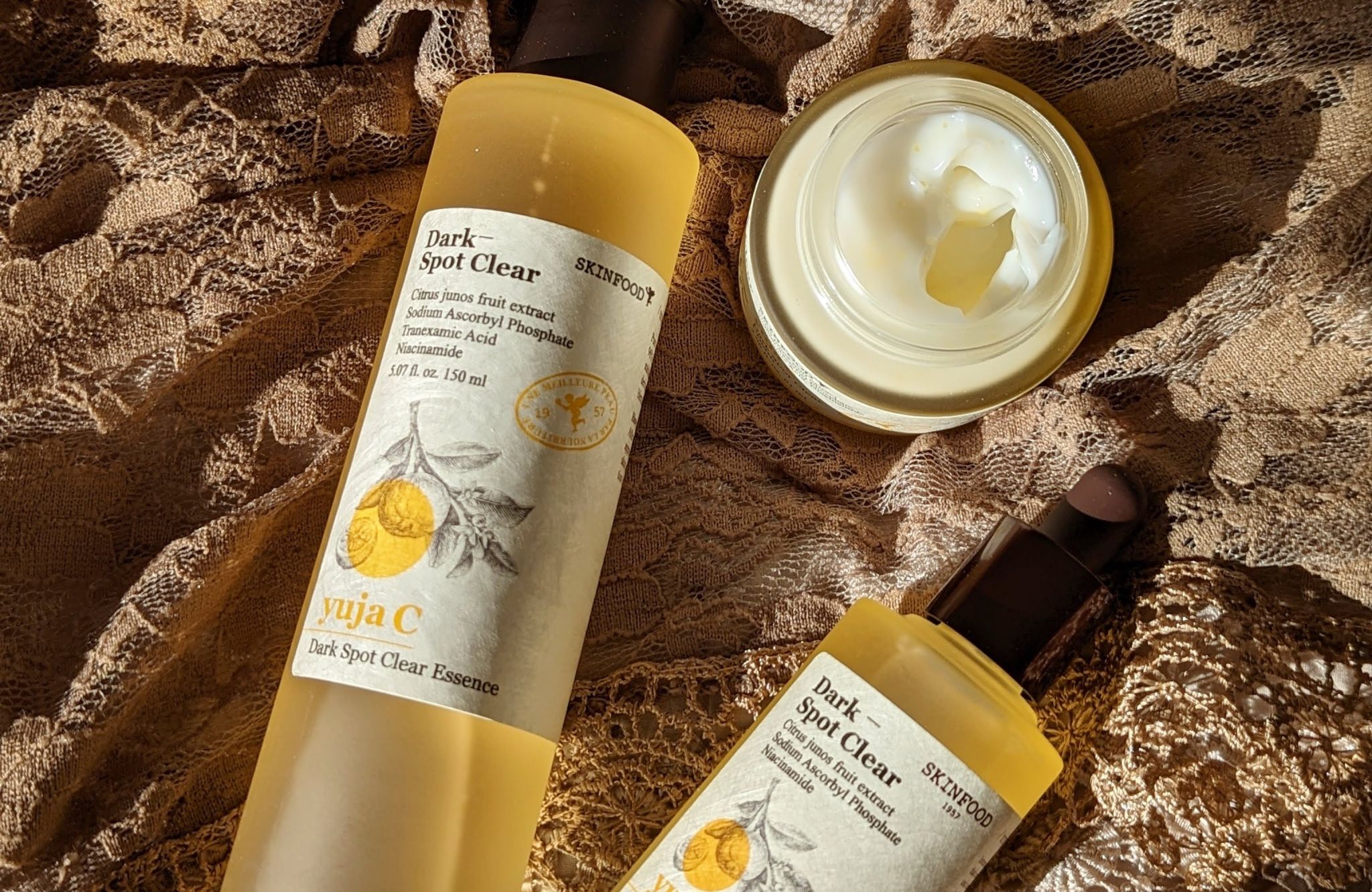 Skinfood Yuja C Dark Spot Clear Line Review Ellen Noir