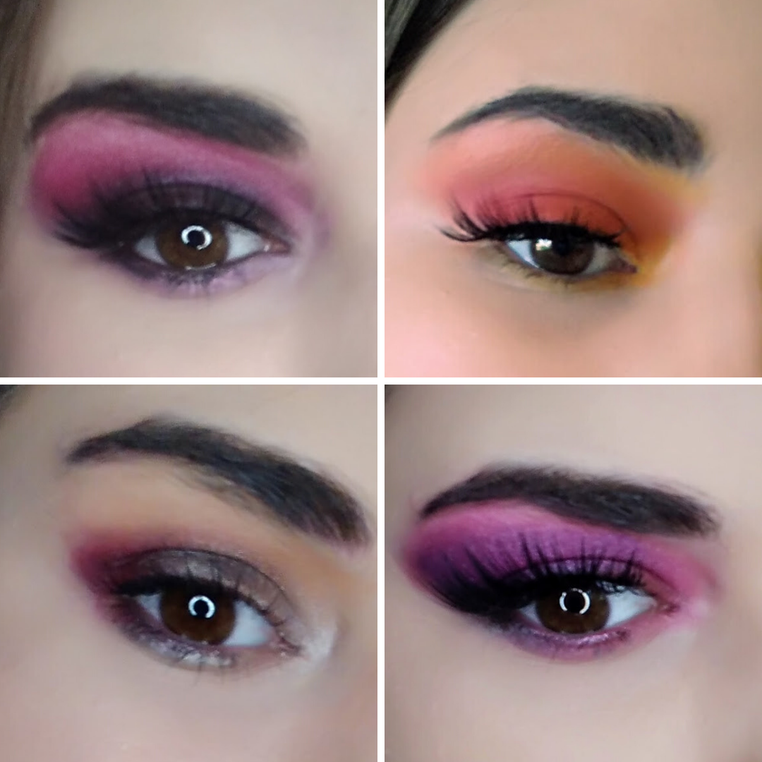 eyeshadow looks from Conspiracy palette