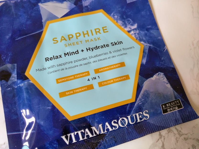 vitamasques sapphire sheet mask