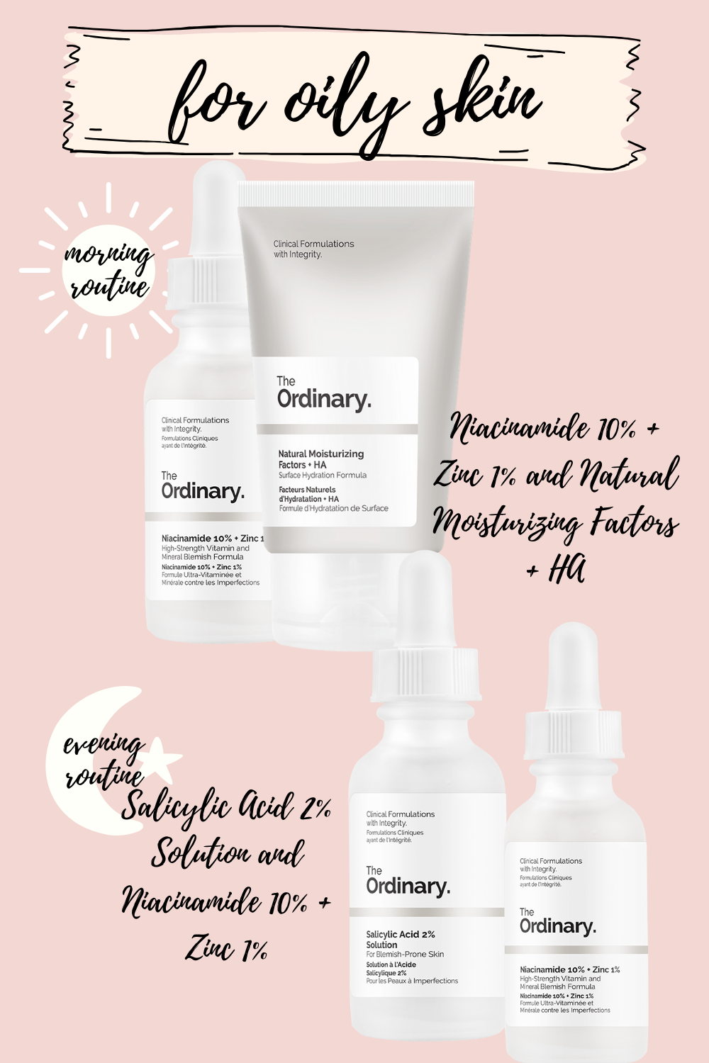 the ordinary skincare routine for oily skin