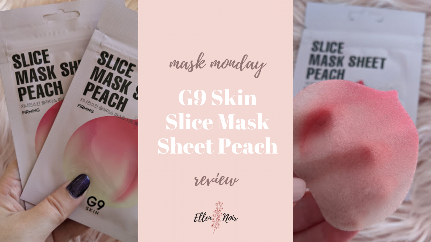 Mask Monday: G9 Skin Slice Mask Sheet Peach Review