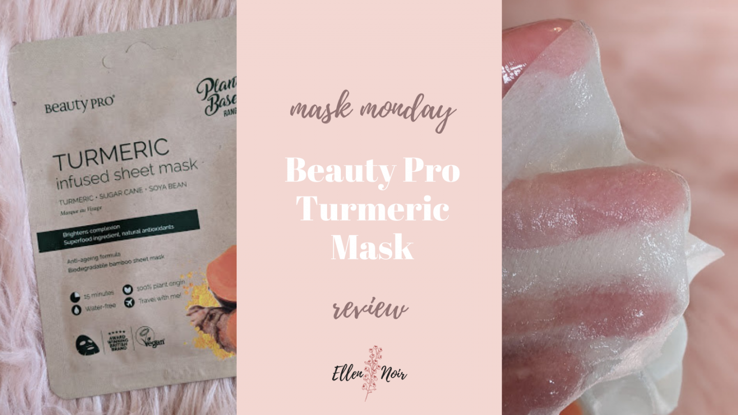 Mask Monday: Beauty Pro Turmeric Sheet Mask Review