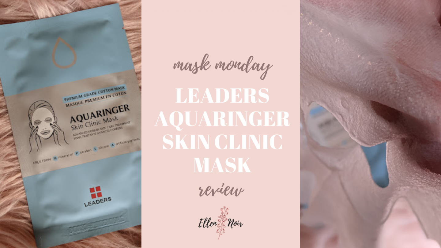 Mask Monday: Leaders Aquaringer Sheet Mask Review