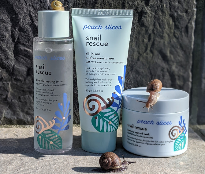 Peach and Lily Peach Slices Snail Rescue Review