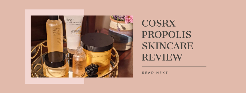 cosrx propolis skincare review