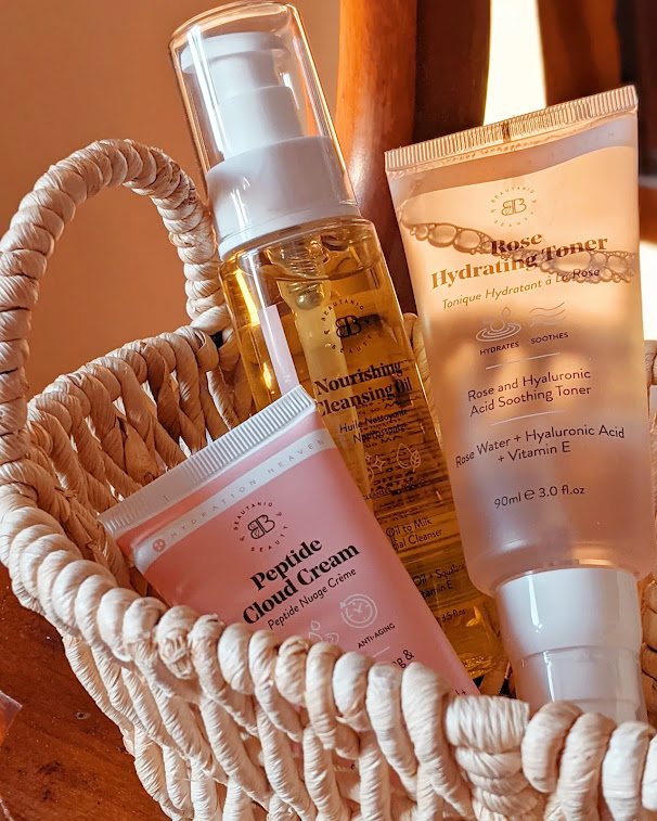 Beautaniq Beauty Skincare hydration heaven collection in a basket