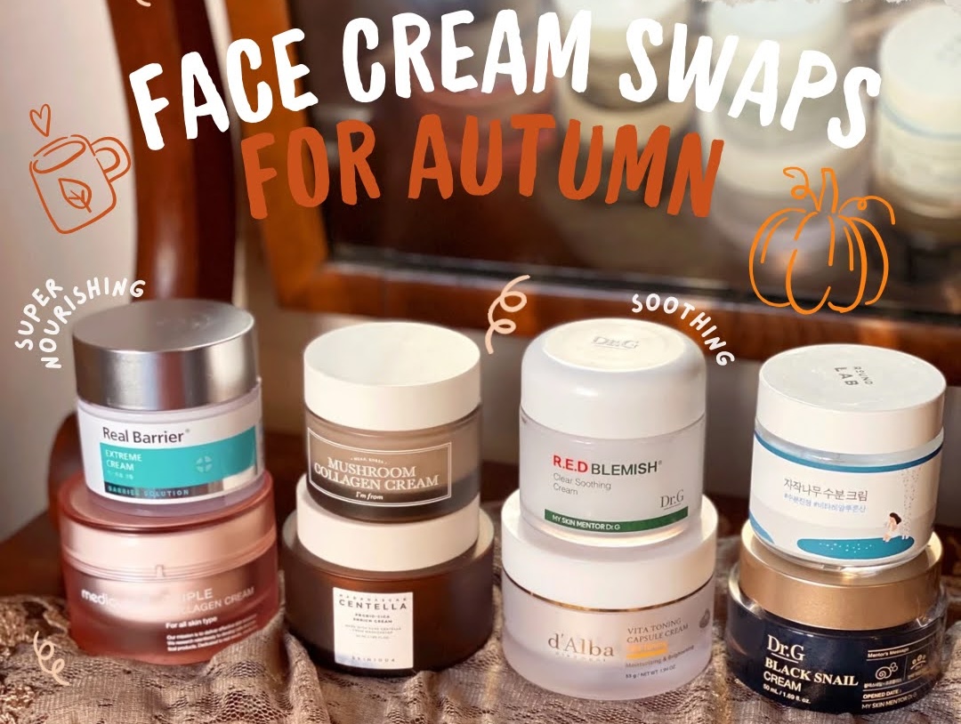 face cream swaps for autumn